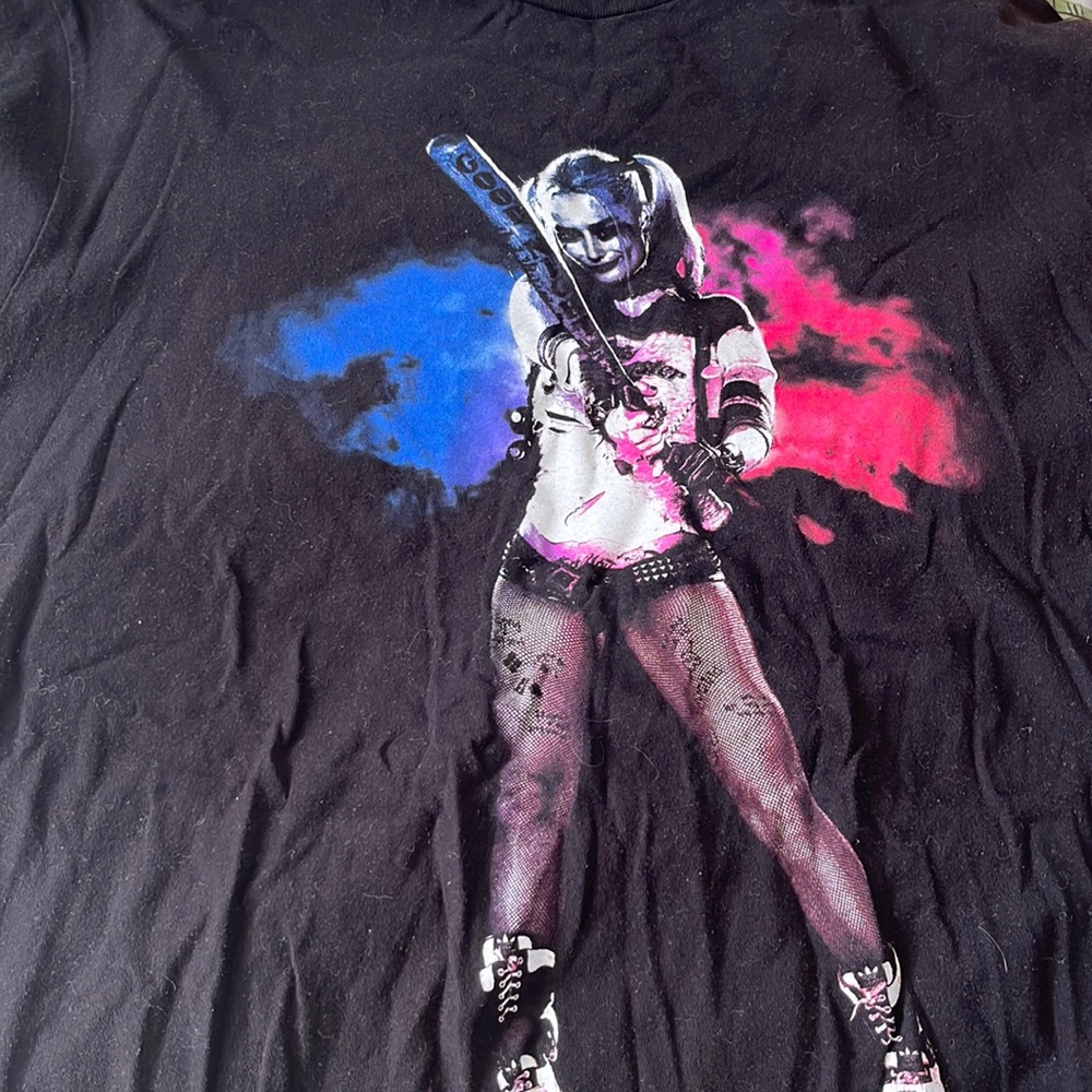 Black suicide sqaud harley quinn shirt size M